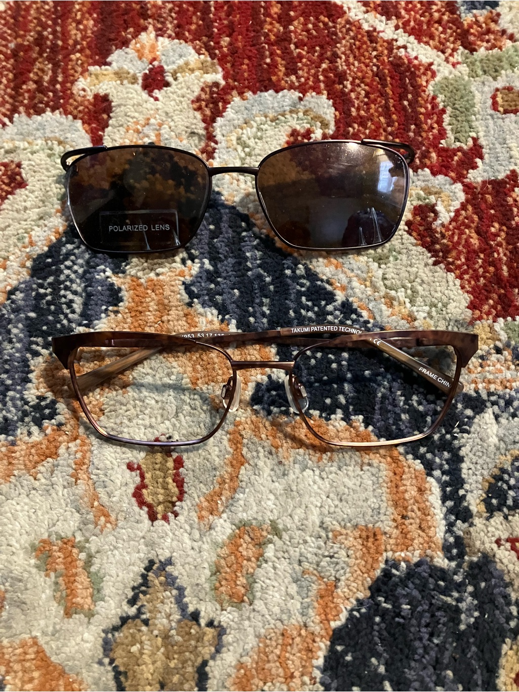 Takumi Eyeglasses With Sunglasses Attachment Unisex